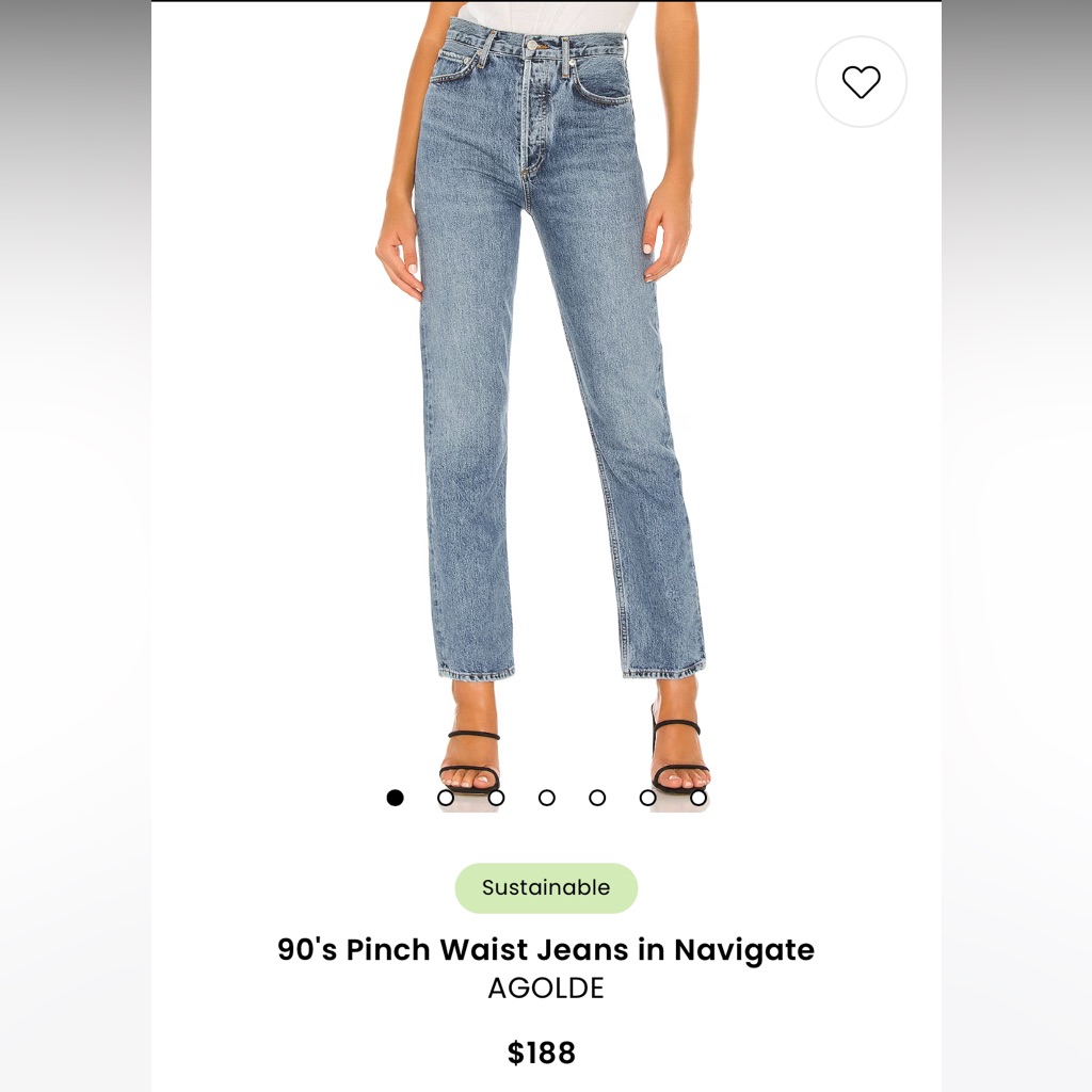 Agolde Pinch Waist : Navigate